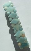 Amazonite Diamond Bracelet